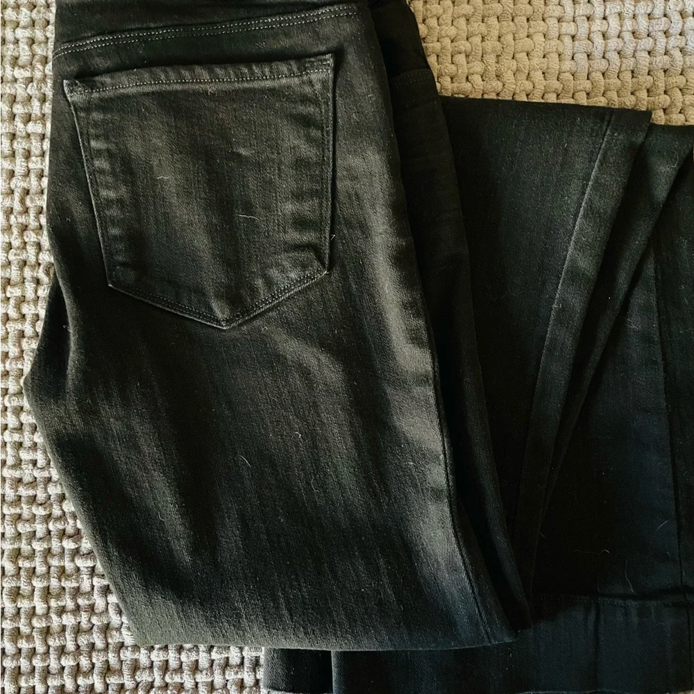 J Brand Heartbreaker Black Flare Slight Stretch Jean - Picture 9 of 11